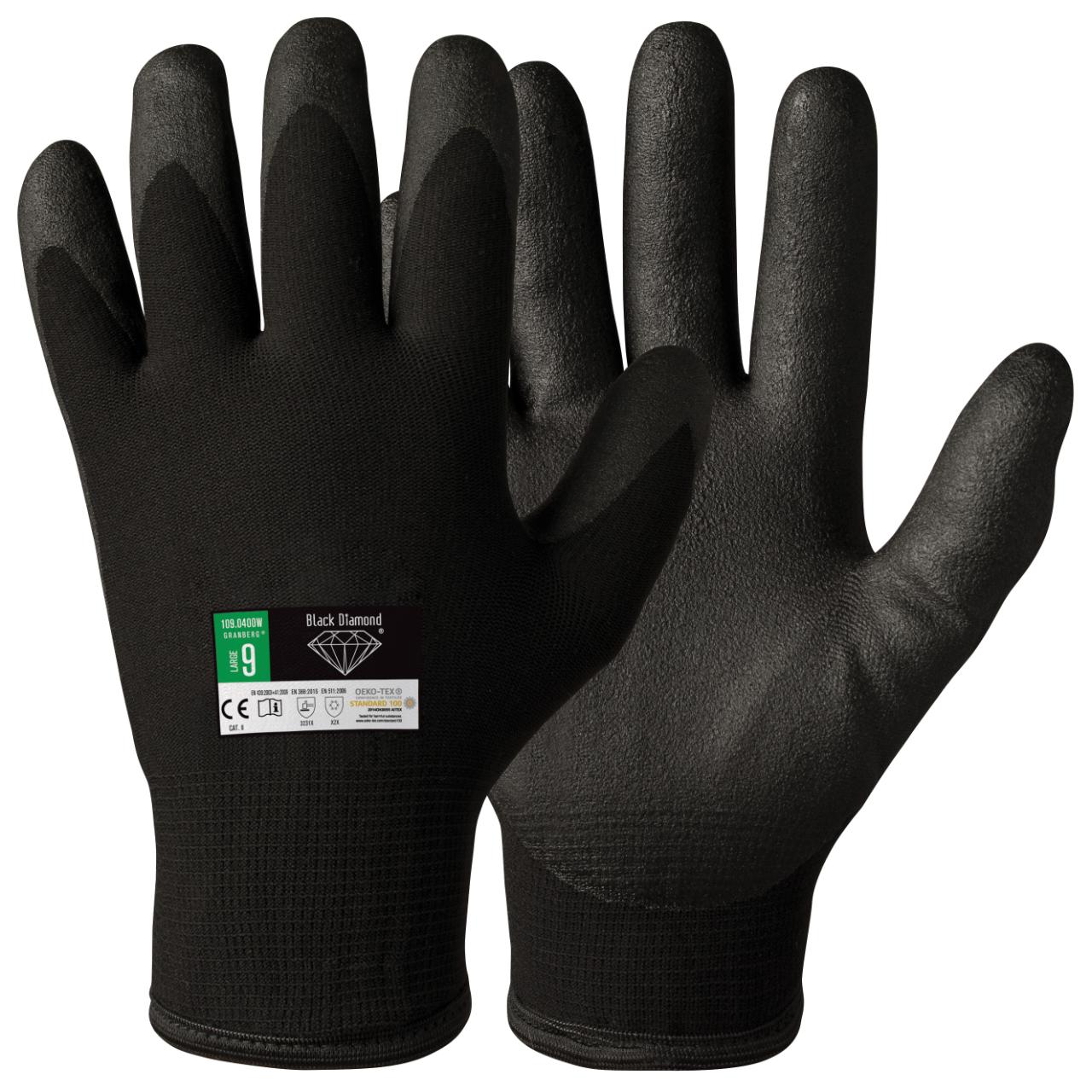 Assembly Winter Gloves Black Diamond, Oeko-Tex® 100 Approved